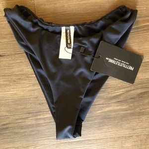 High leg Brazilian bikini bottom